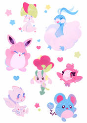 Fairy Pokemon Stickers