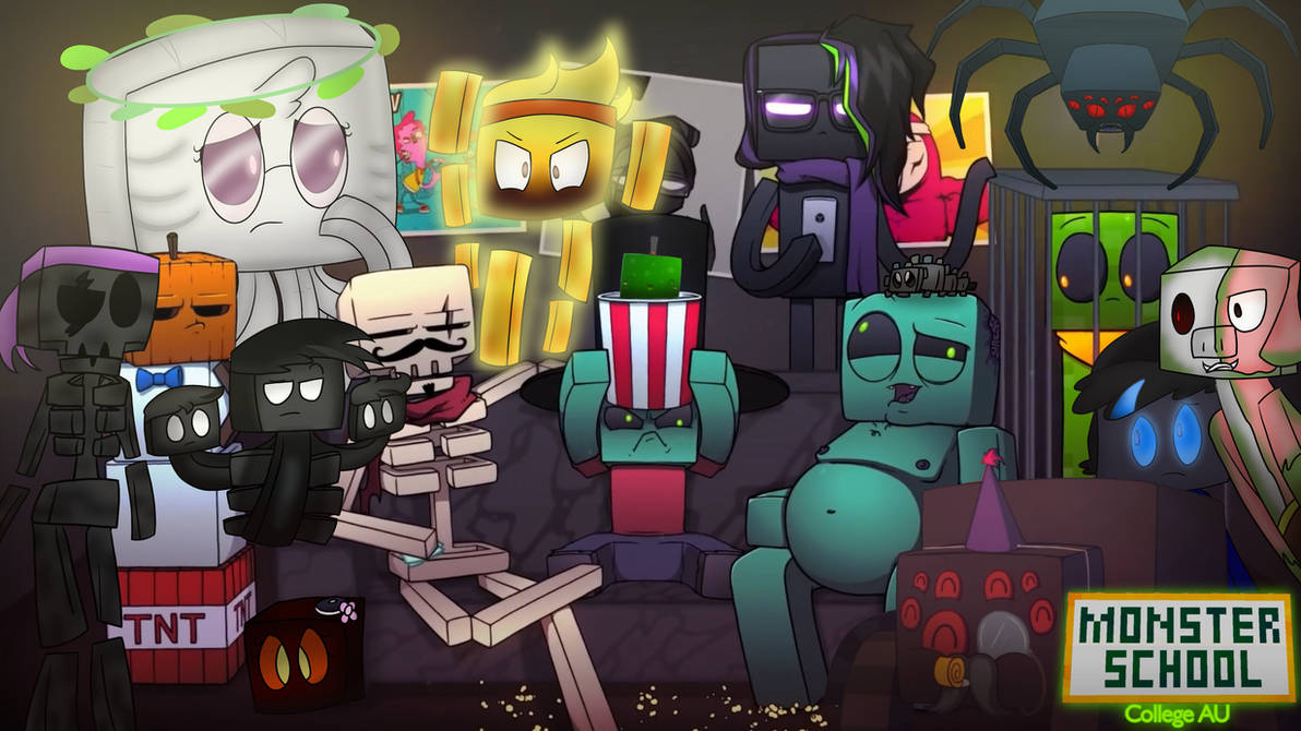 Monster School College AU by HomestarRunnerfan200 on DeviantArt