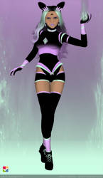 Sailor Senshi: Original Character Dark Pastel Neon