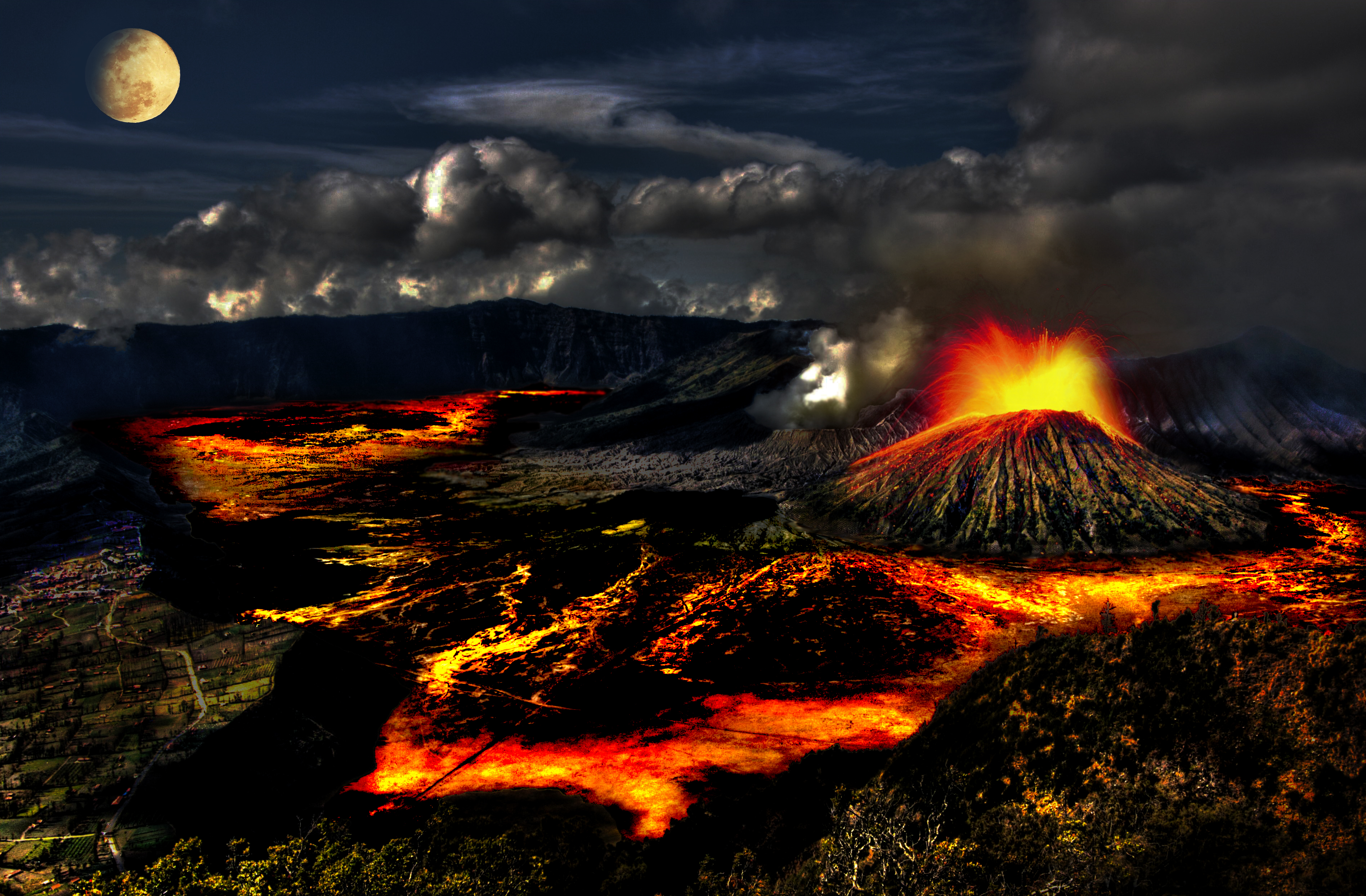 Tengger: From crater 2 volcano