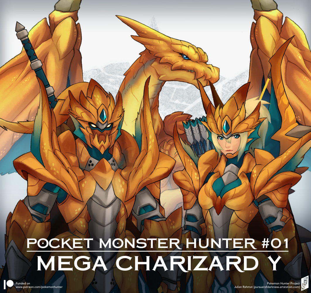 Mega Charizard X & Y [Preview] by Drakaar -- Fur Affinity [dot] net