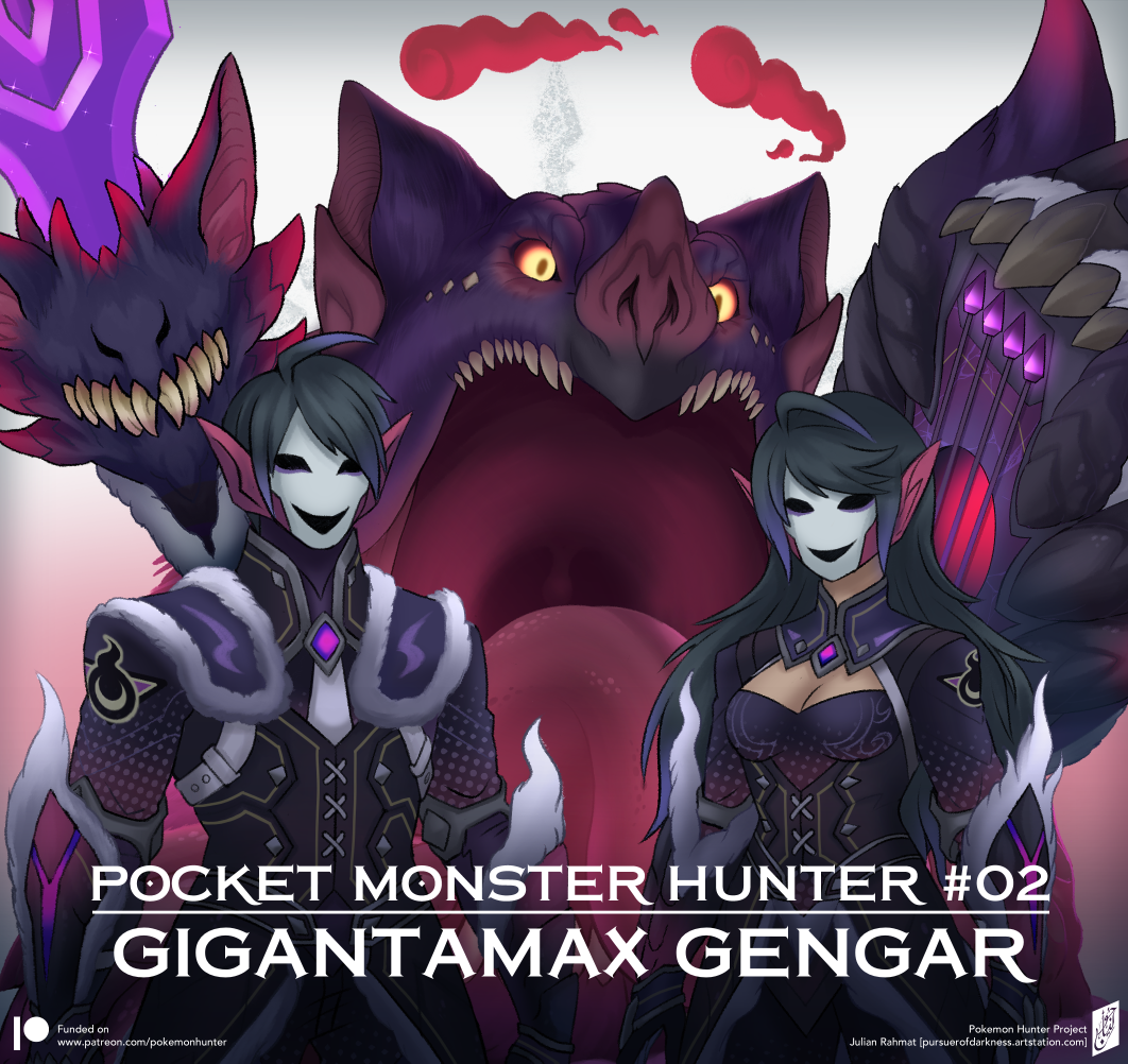 Gengar Gigantamax by Abjahmy by Abjahmy on DeviantArt