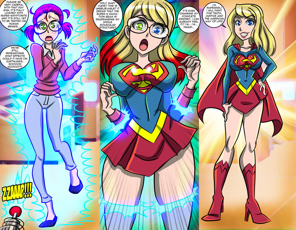 Supergirl Transformation.