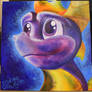 A cute painting of Spyro