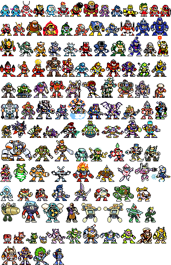 Megaman Sprites V2 Full Version By AlfredoFazbear On DeviantArt