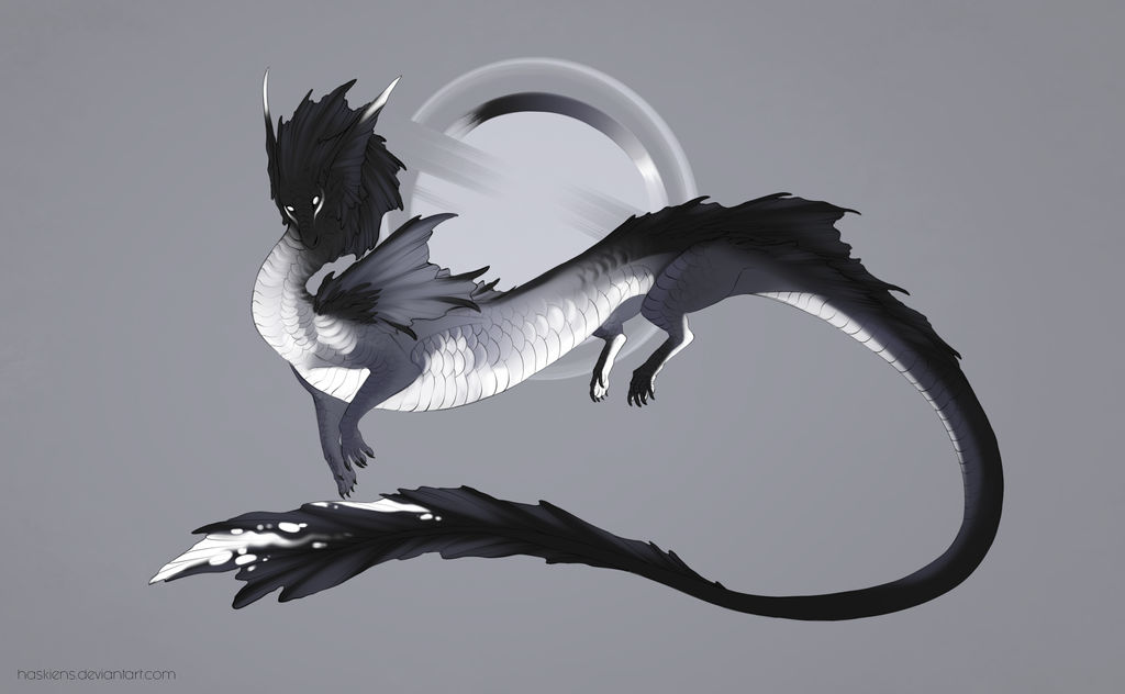 Eastern Dragon Design Commission by Haskiens on DeviantArt