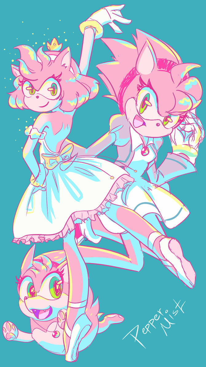 Princess Rosa X Trigger Princess Rose AU_Concept Sheet - Amy by PurpleMistPepper on DeviantArt