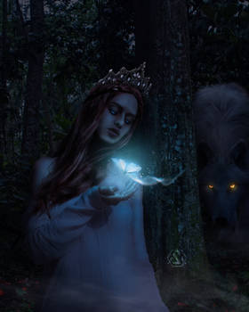 Princess With Glowing Butterfly