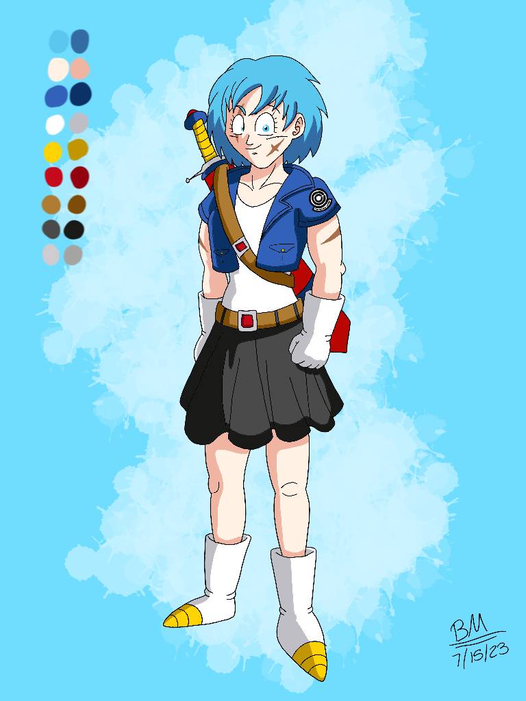 Bulla Vegeta's daughter  Anime dragon ball, Vegeta, Dragon ball z