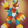 Flamedramon toy