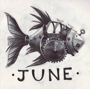 Steampunk Goldfish - June