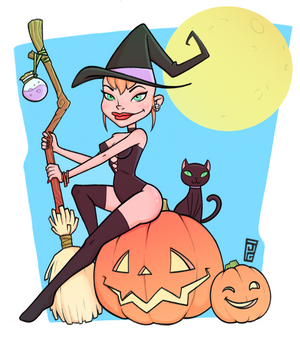 JG Halloween Pinup 2015