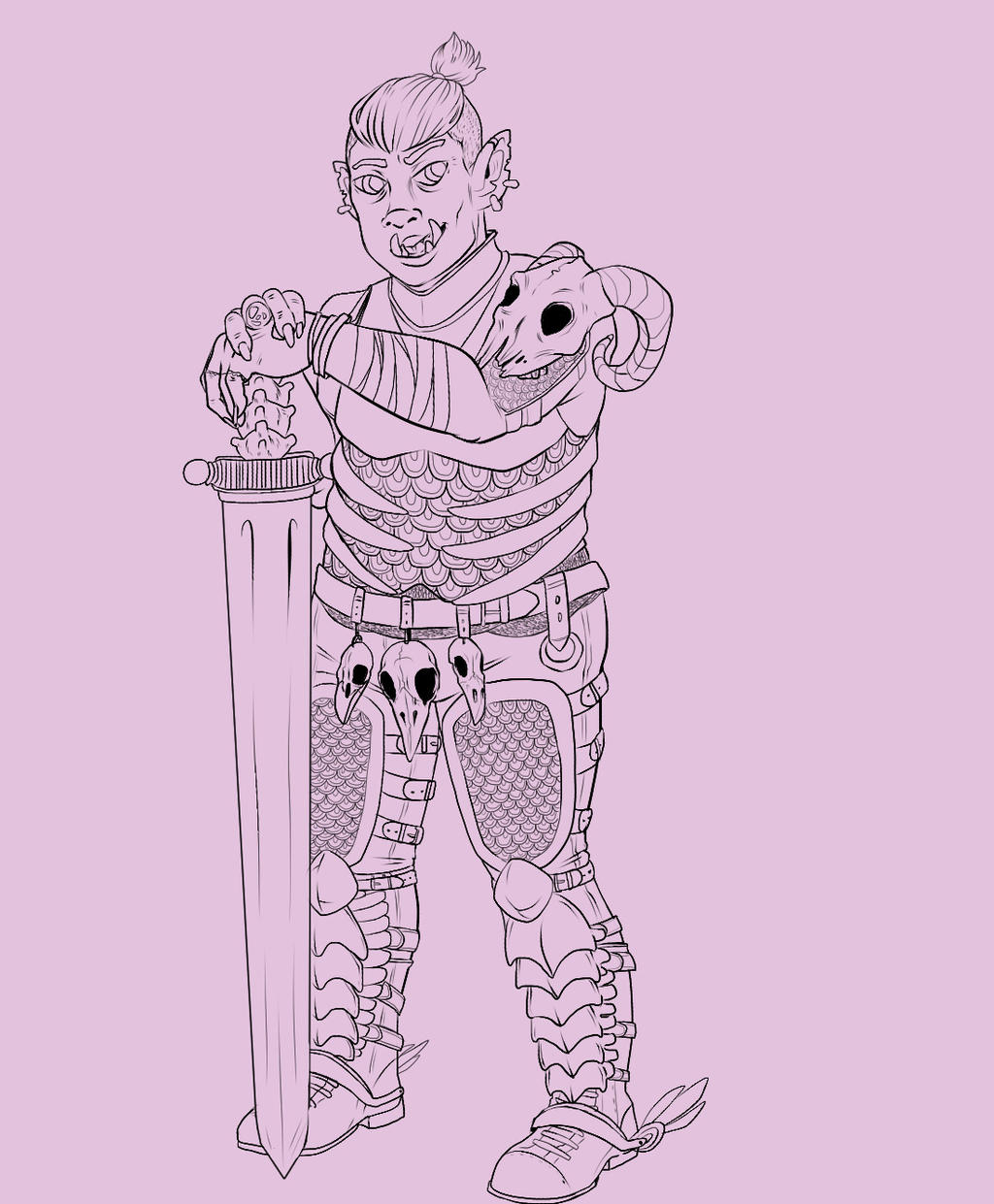 Orcess Orc Lady by MercutioEx on DeviantArt