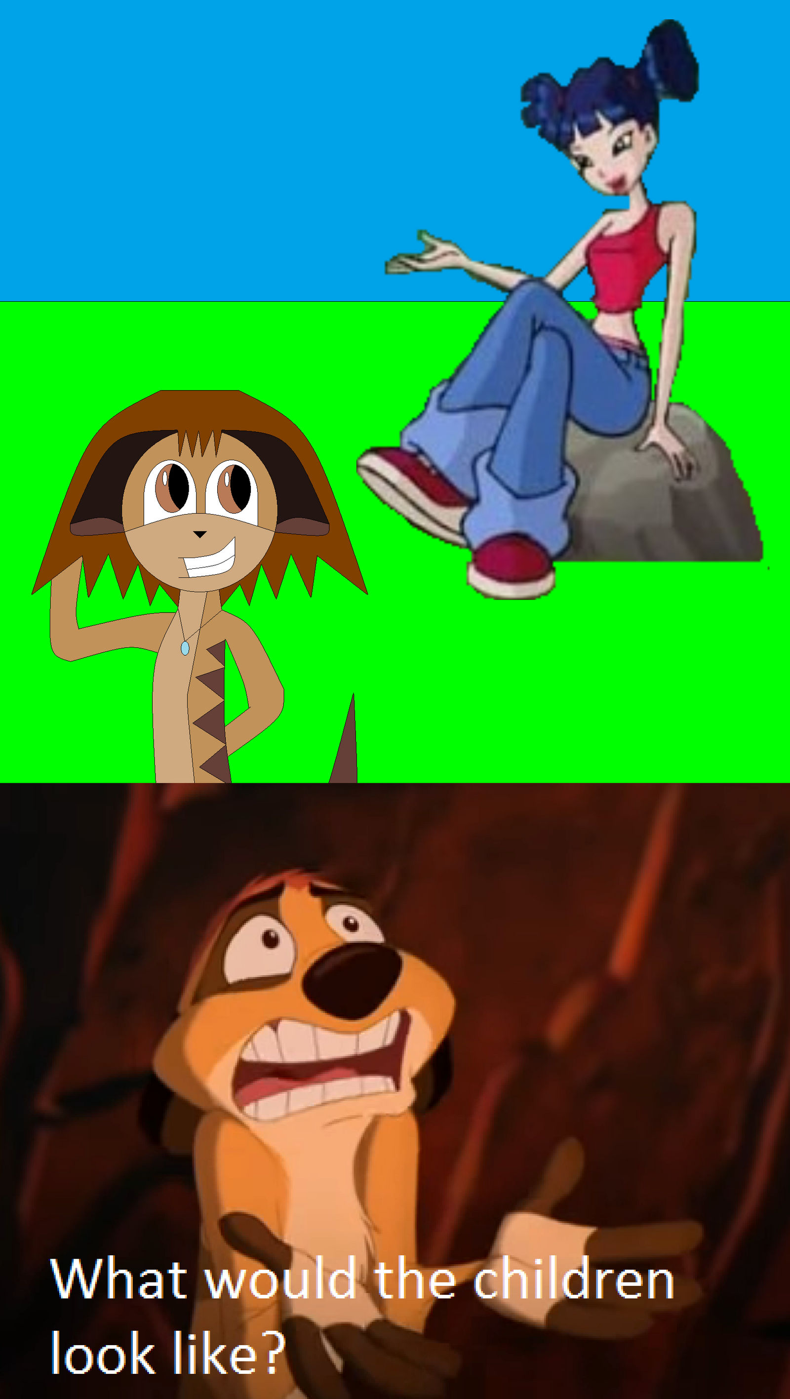 Timon Questions Tyler's Crush on Musa by Dragonfire92379 on DeviantArt