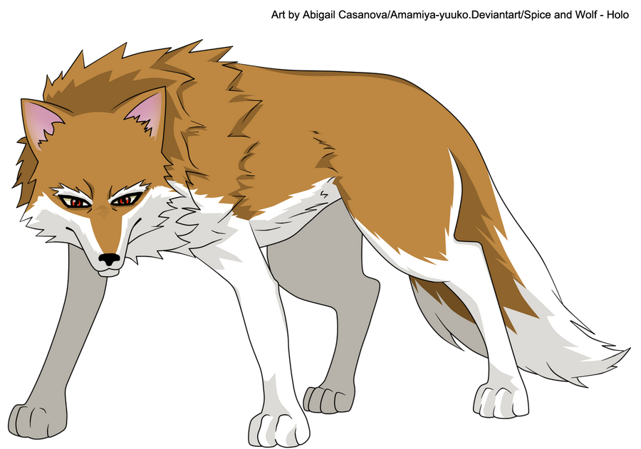Holo wolf by AmamiyaYuuko on DeviantArt