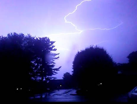 Lightning last night