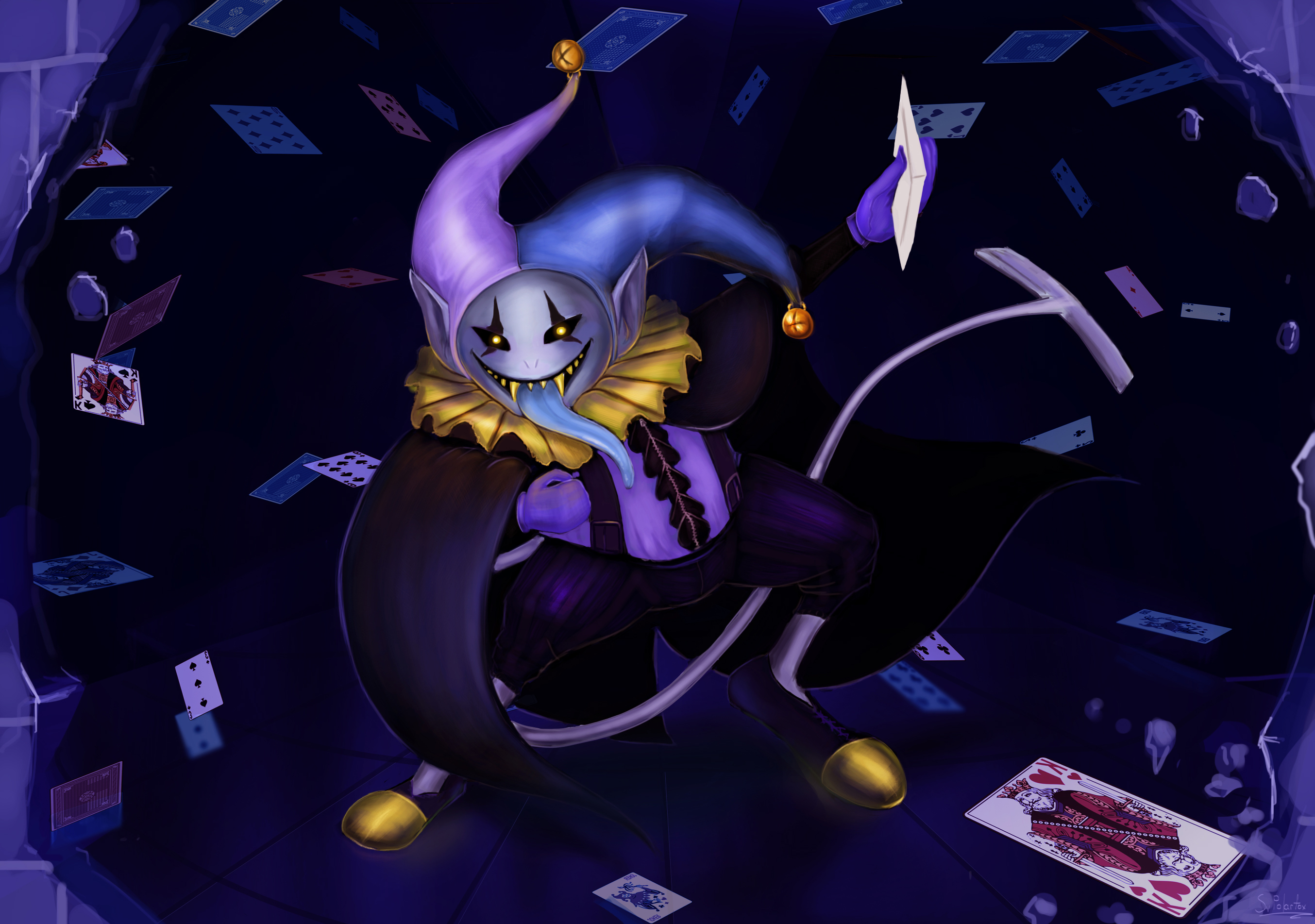 Jevil on DELTARUNE-FC - DeviantArt