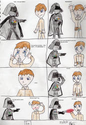 Vader vs Luke Comic XD