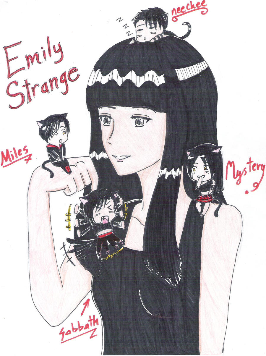 Emily Strange and friends