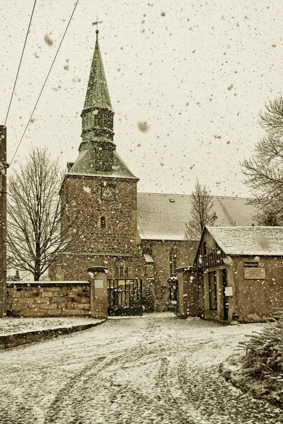 Kirche im Winter