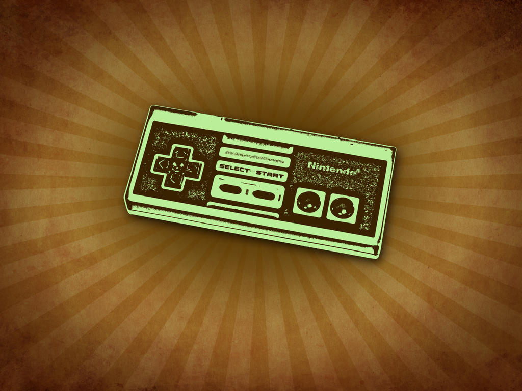 NES Controller Retro Wallpaper by bschulze on DeviantArt