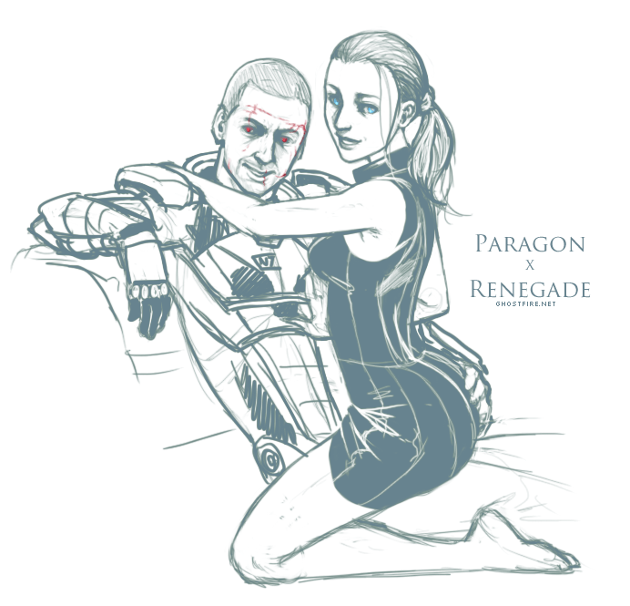 Mass Effect-Paragon x Renegade