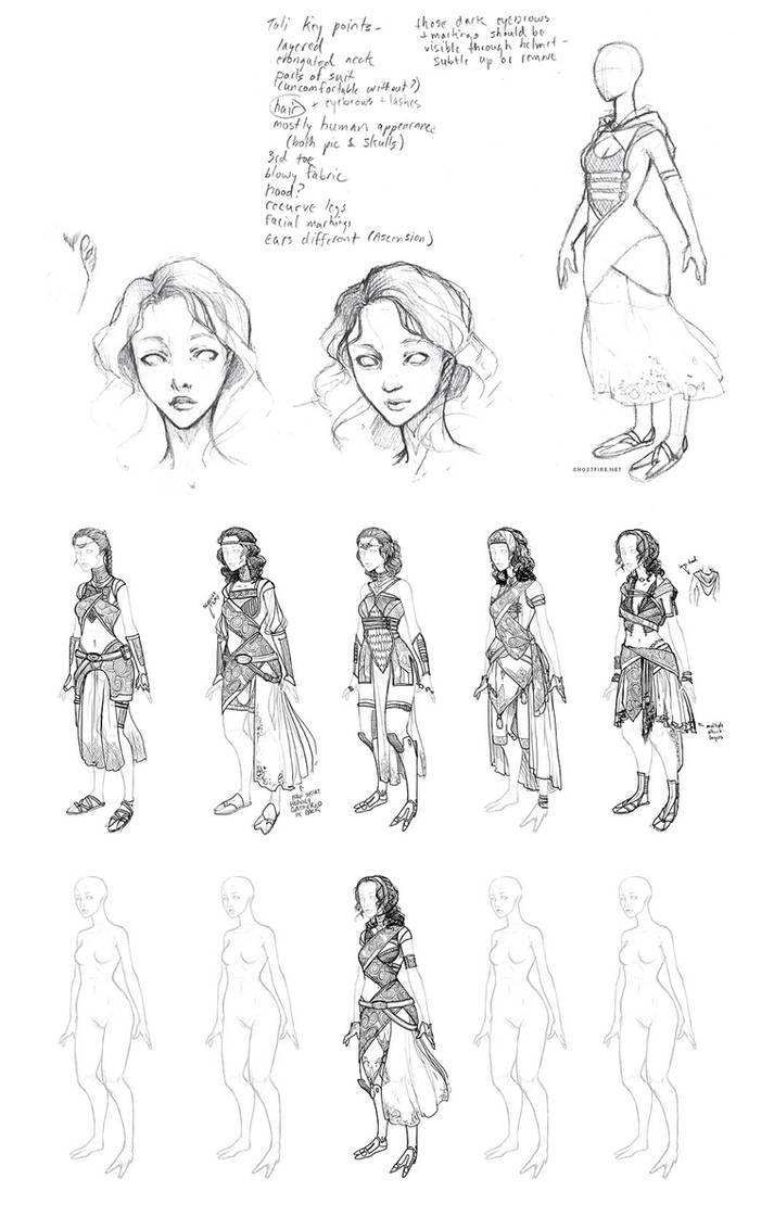 'On Rannoch' Tali Concepts by ghostfire on DeviantArt