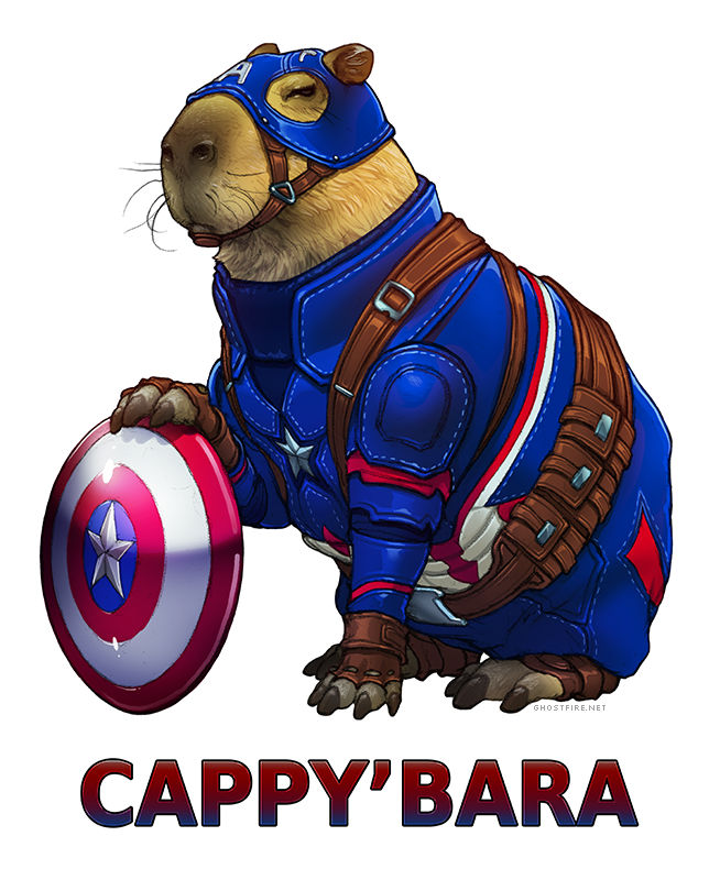 Cappy Behind CAPPY'BARA by ghostfire on DeviantArt