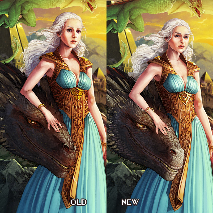 Mother of Dragons - Old vs New