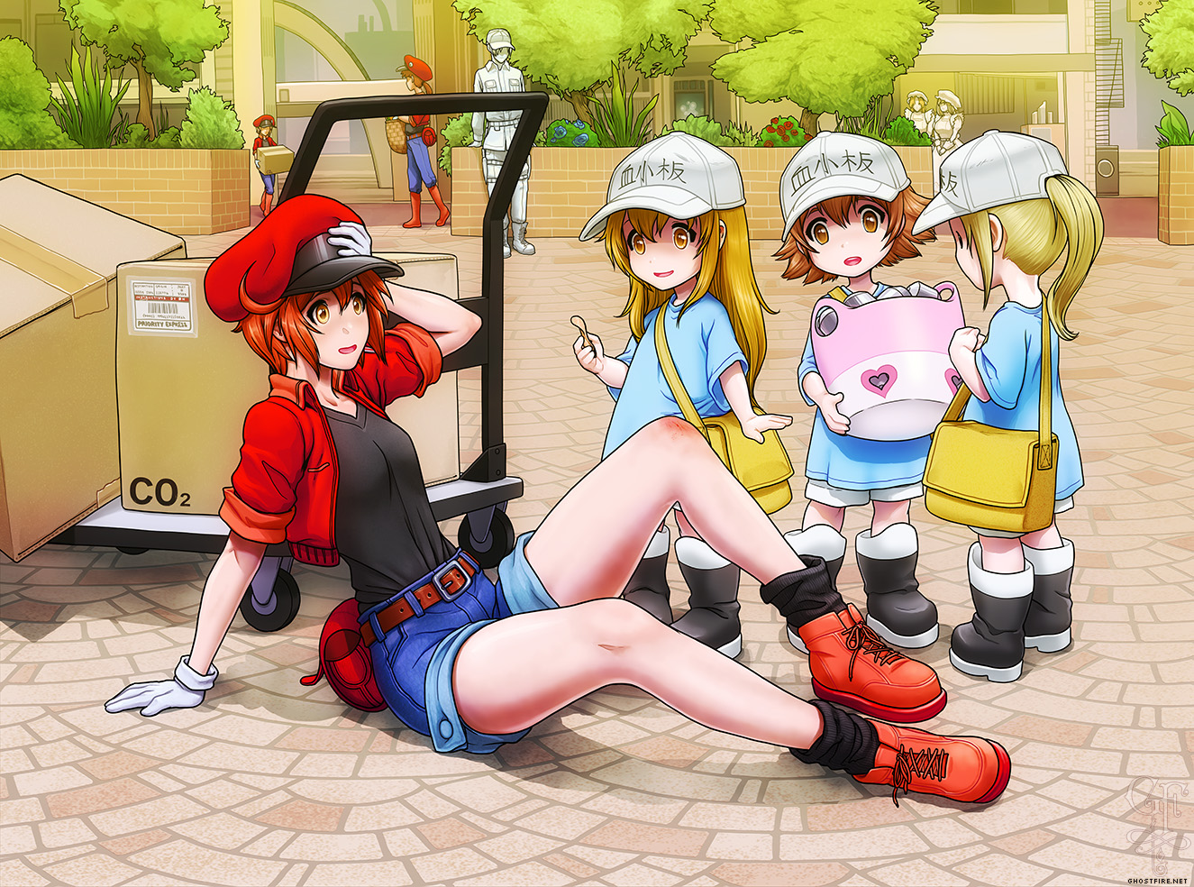 Cells at Work - Rushed Delivery by ghostfire