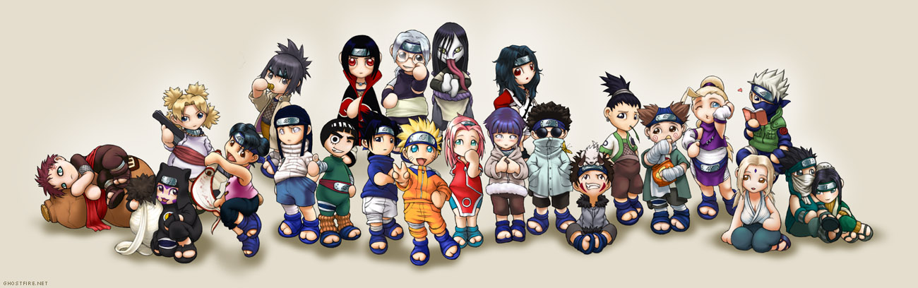 Naruto Chibis Group