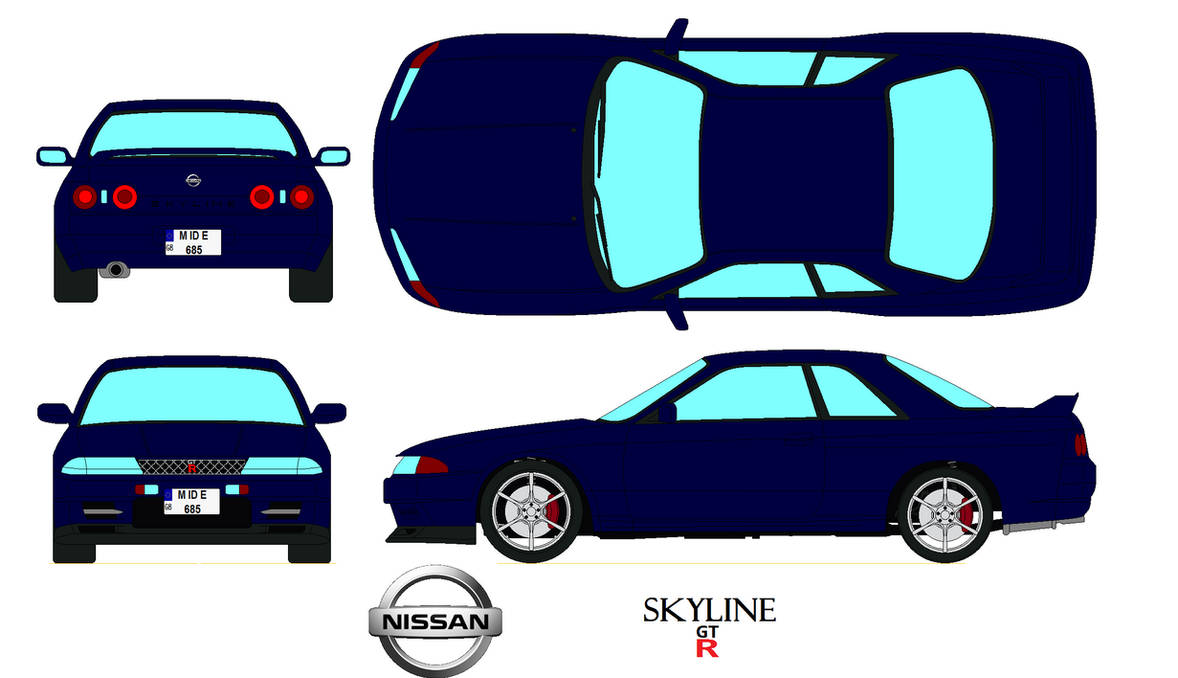 Nissan Skyline GTR R32 by madmademannamedmann on DeviantArt