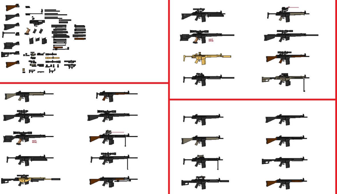 G3 Rifles by madmademannamedmann on DeviantArt