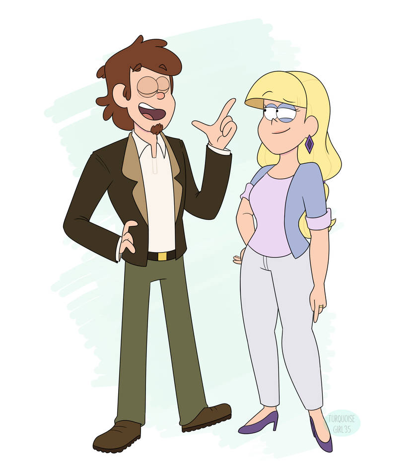 Dipper and Pacifica married by TurquoiseGirl35 on DeviantArt