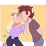 Cheek kiss