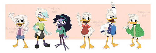 Ducktales - Aged up designs