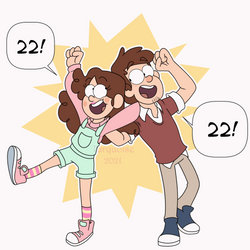 The mystery twins are 22!