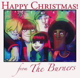 Burner Christmas Card