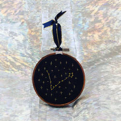 Pisces Constellation Embroidery