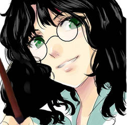 Harriet Potter + Wand by SlyGoddess