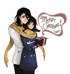 'Merry Christmas' - Byakuya Kuchiki + CW by leonaey