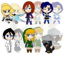 Assorted Chibis - AU 4