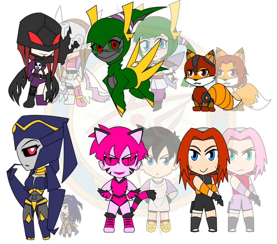 Assorted Chibis - Evil or Just Misunderstood by Dragon-FangX on DeviantArt