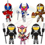 Assorted Chibis - RIDER, RIDER, RIDER!