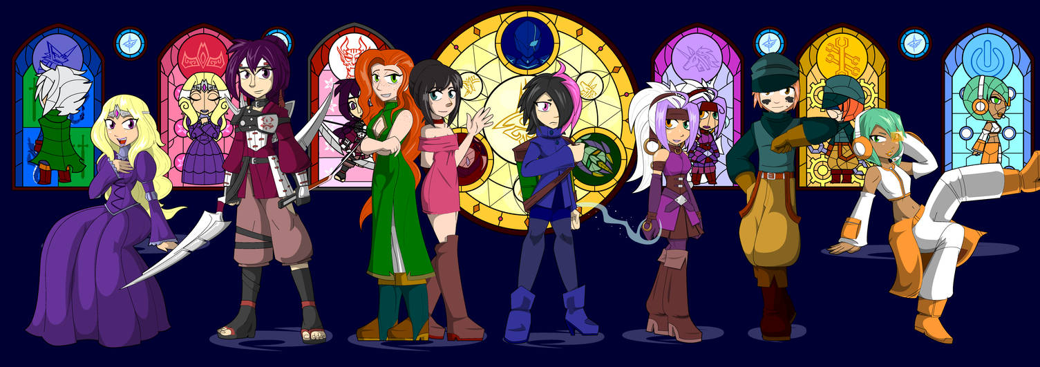 Lore Portraits #1 by Dragon-FangX on DeviantArt