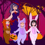 Trick or Treating with Friends