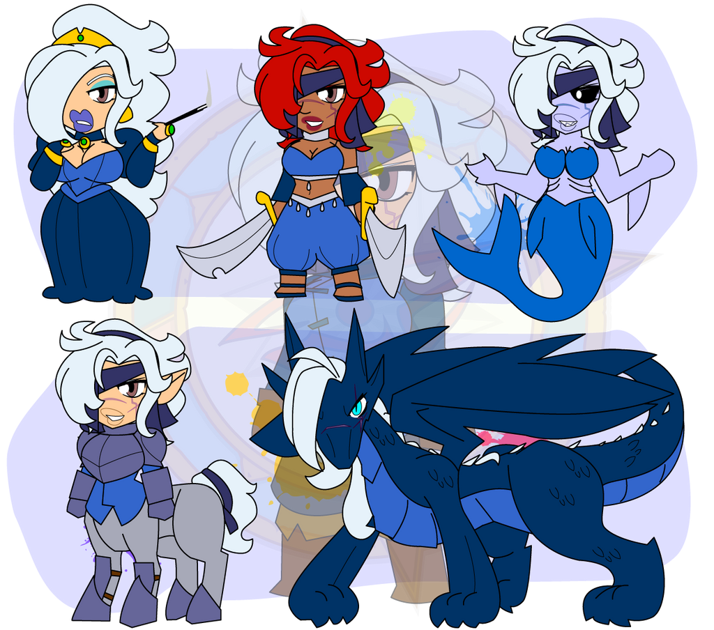 Assorted Chibis - Delia's Many Forms