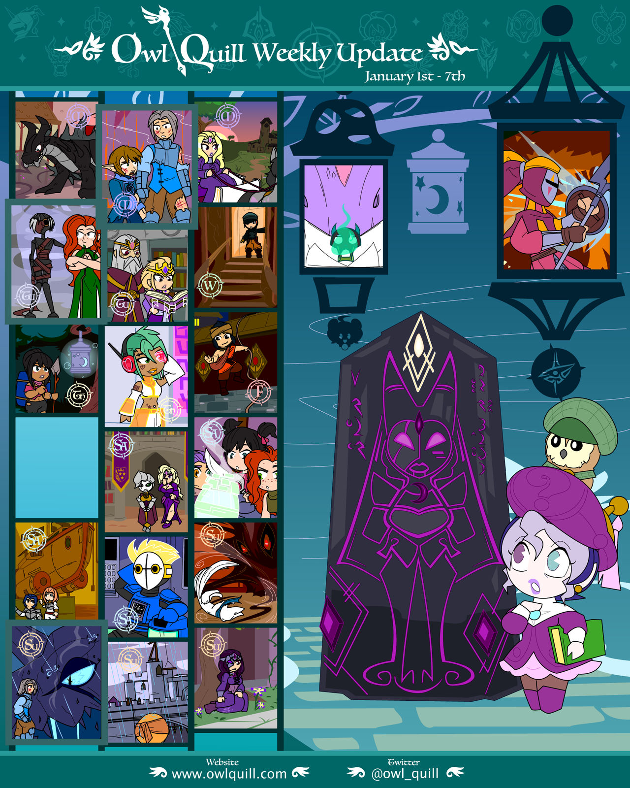 Owlque Owl Quill Weekly #149 by Dragon-FangX on DeviantArt