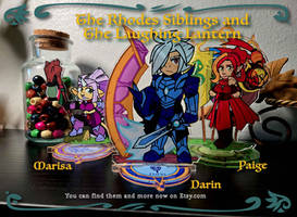 Rhode Siblings and Paige Standees