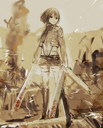 mikasa -shingeki no kyonjin